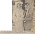 19820827 CHRISTINE CLAUSSEN DAVID BLISBOROUGH WEDDING CN